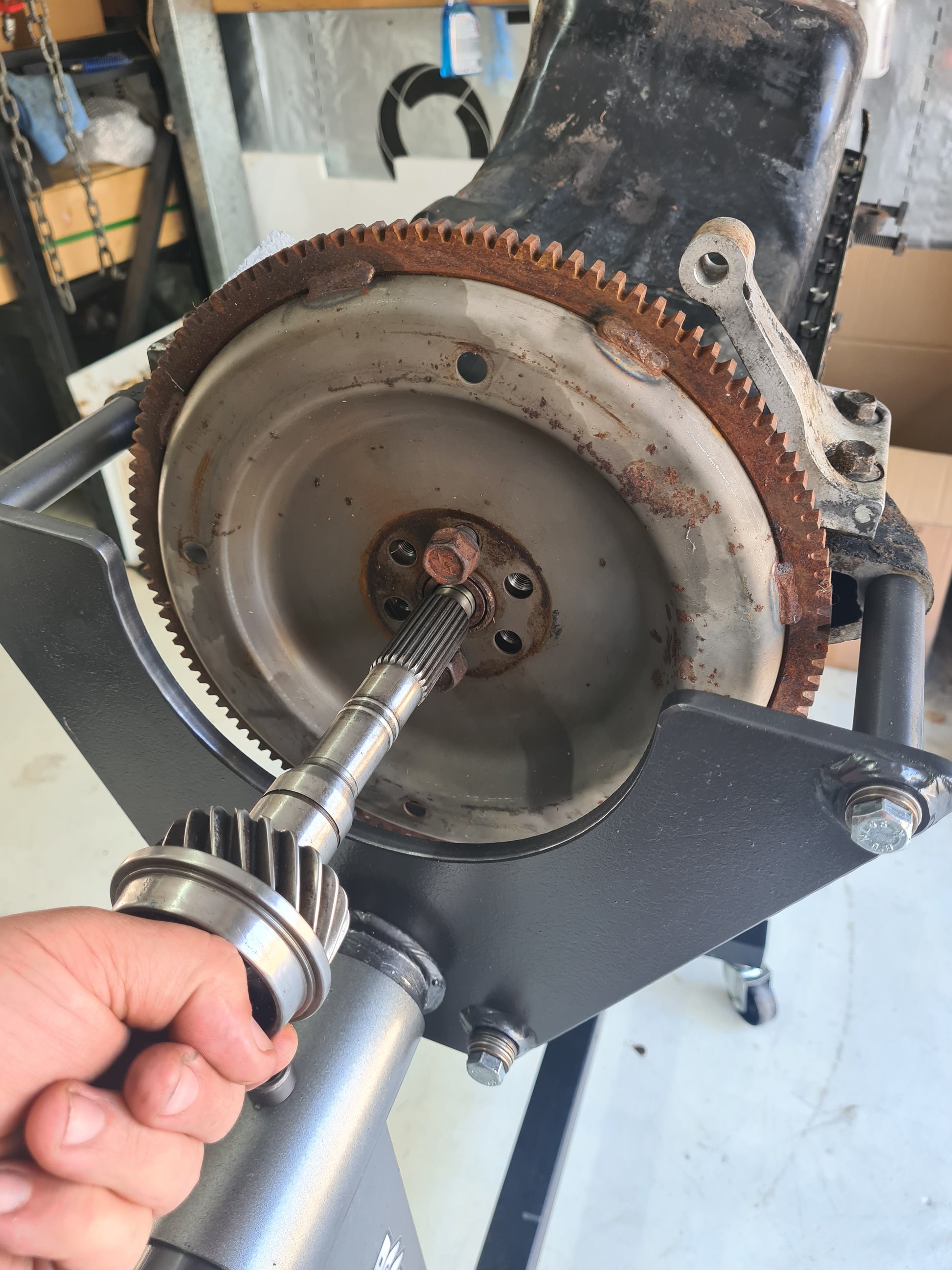 Nissan RB Engine Stand Adapter – Effortless Engine Work and Maintenanc