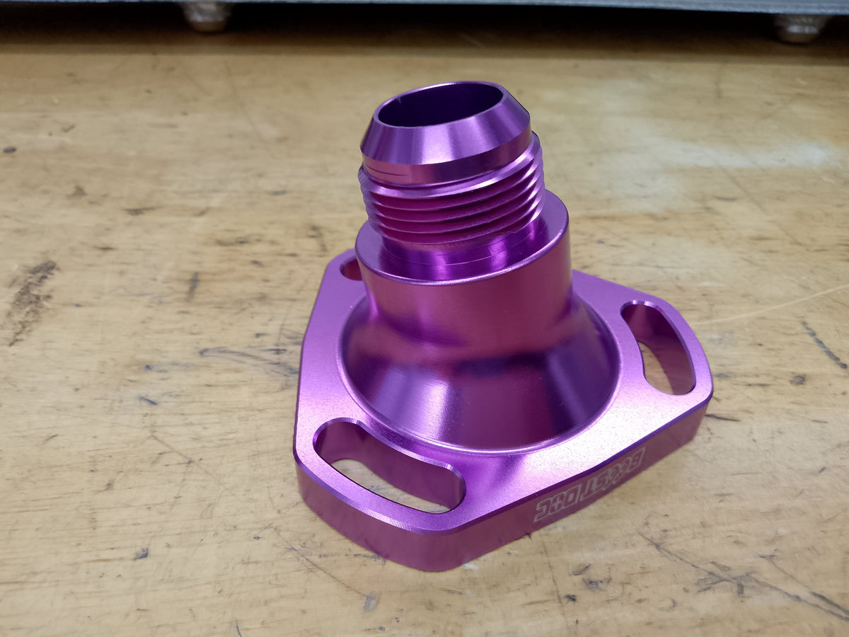 Billet AN16 Outlet Compatible with All RB Engines RB20, RB25, RB26, RB30, Neo cnc grade nissan high quality replacement parts, billet pink cnc performance parts