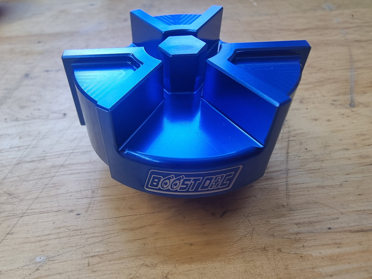 drag drift circuit racing oil cap blue