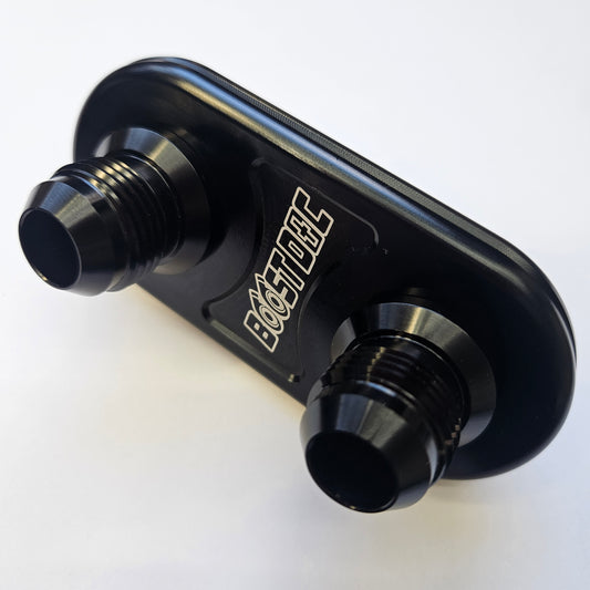 AN10 panel bulkhead kit. Braided AN10 hoses, oil fuel and a/c compatible.
 