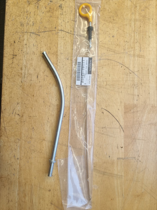 Genuine RB26 Oil Dipstick & Tube Set  Nissan OEM skyline replacement parts genuine oem nissan part