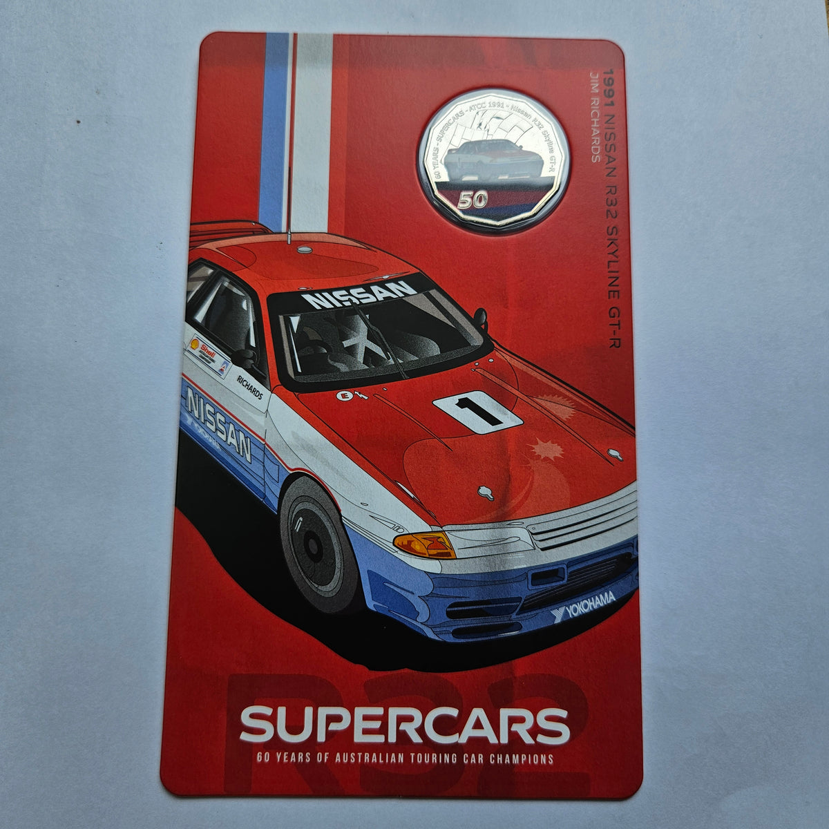 Gibson Motorsport R32 Bathurst Coin limited edition rare collectable peice