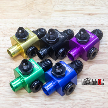 Nissan RB Heater/Coolant Thermostat Outlet Block – Billet Upgrade all colours