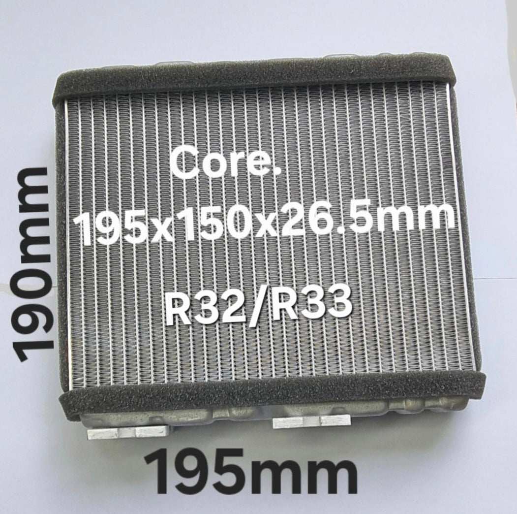 Replacement heater core matrix