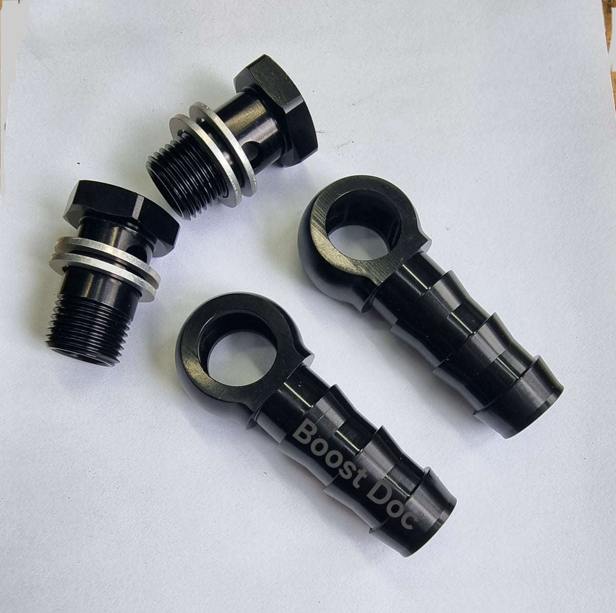 Push Lock AN10 banjo kit with banjo bolts