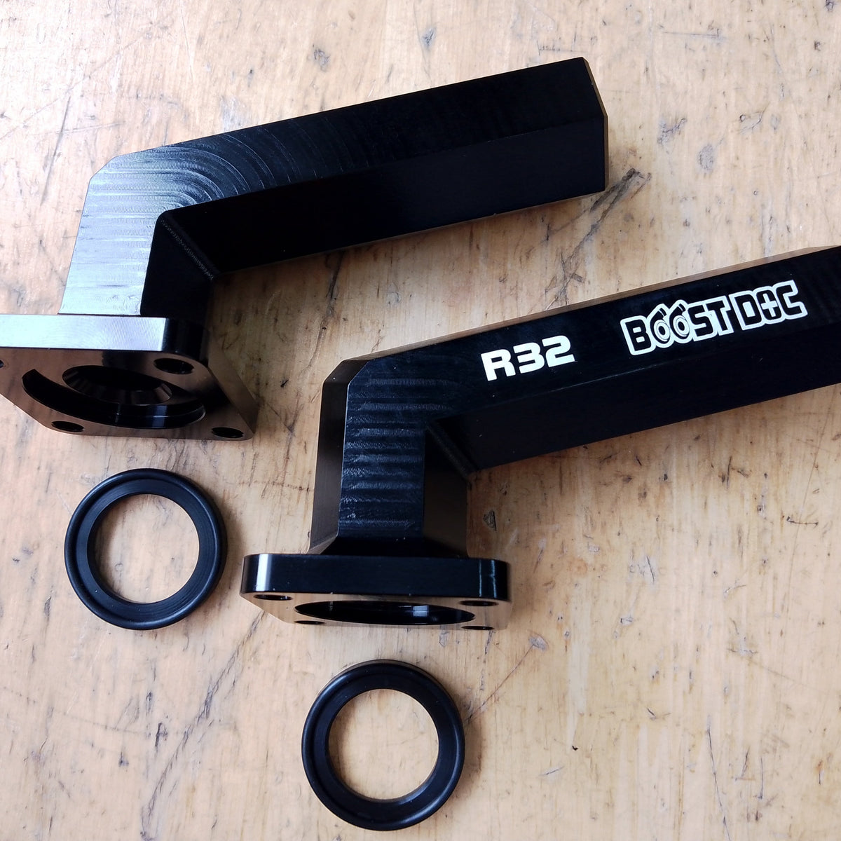 Billet heater core outlets R32 S13