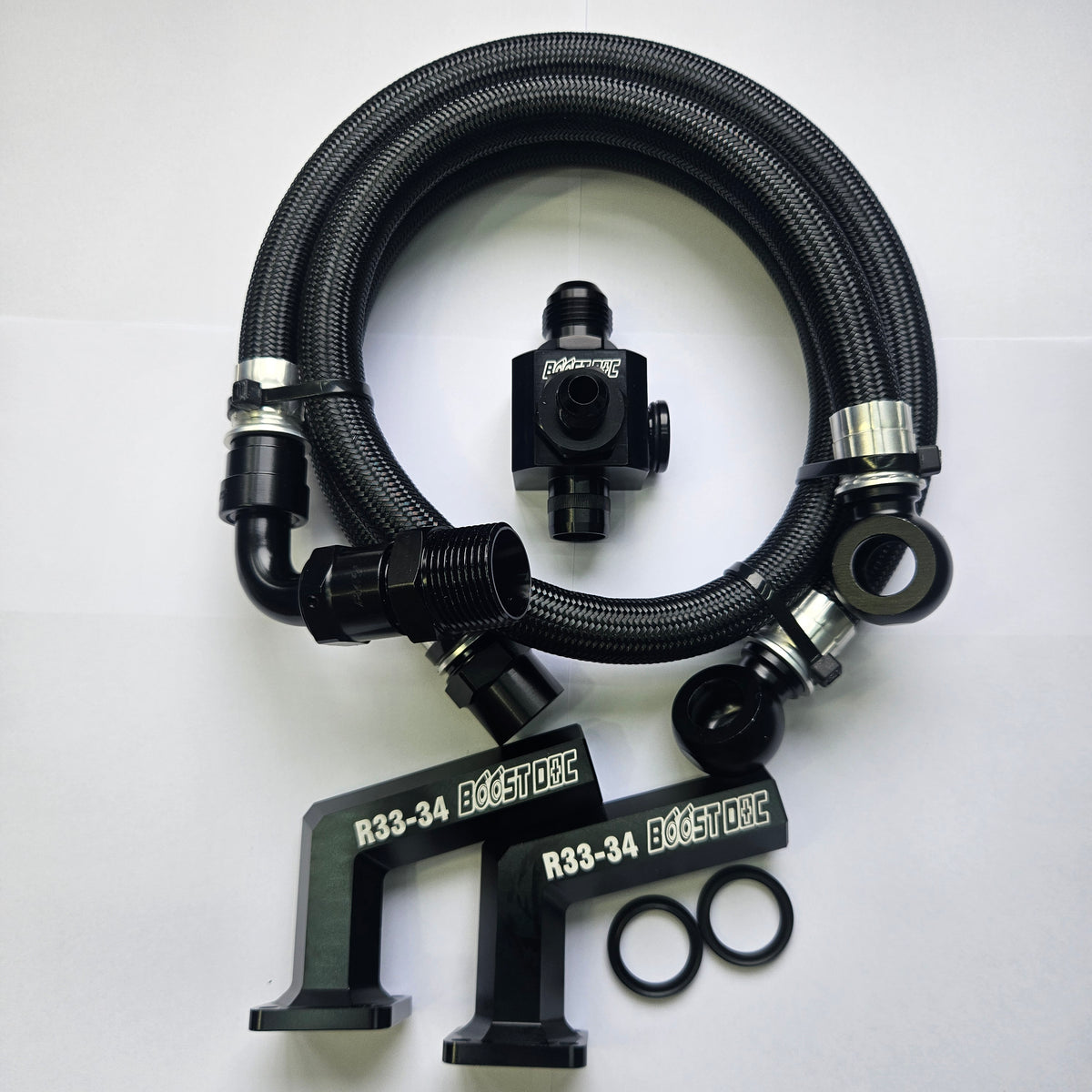 Skyline R33 R34 heater coolant hose upgrade replacement kit. BMRS hose kit