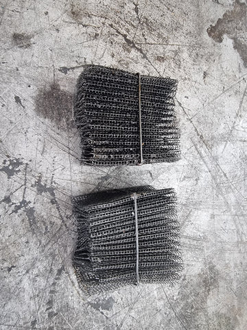 Two used RB25 skyline rocker cover baffle strainers skyline replacement parts genuine oem nissan part 
