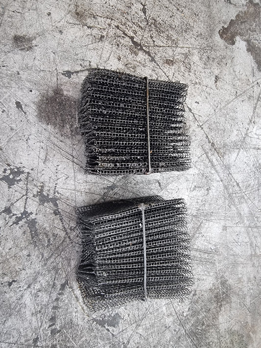 Two used RB25 skyline rocker cover baffle strainers skyline replacement parts genuine oem nissan part 
