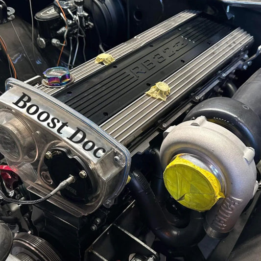 finned coil cover to suit RB20 finned rocker covers.