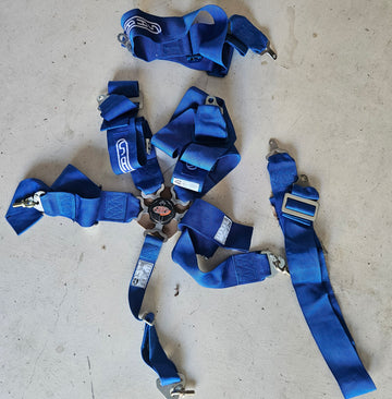 SaaS 5 point harness, harness set safety blue Saas