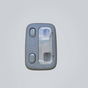 A used R33 Skyline Coupe roof light placed on a wooden surface skyline replacement parts genuine oem nissan part
