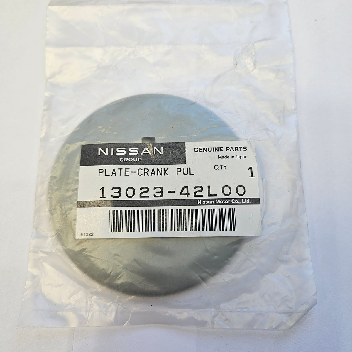 nissan plate crank pully original genuine part