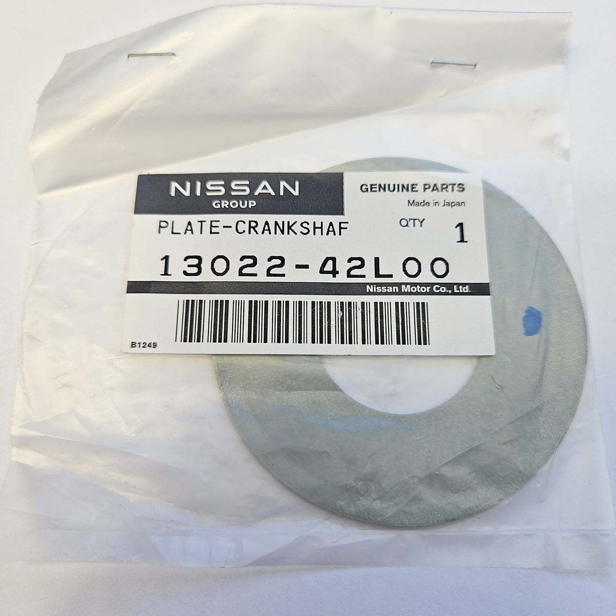 nissan plate crankshaft genuine parts replacements 