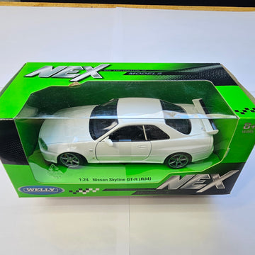 NEX R34 GTR 1:24 White