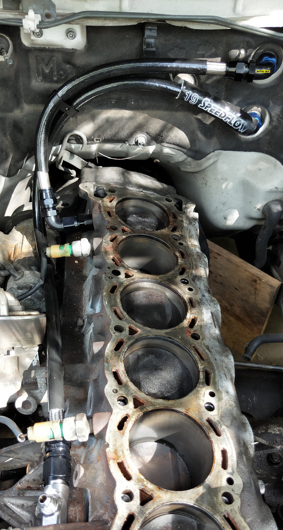 RB Upgraded AN Heater Hose and Outlet Replacement Kit GTR RB26 RB25